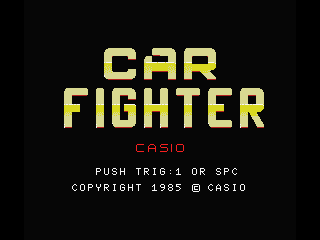 Car Fighter screenshot 2 for MSX